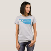 Staat Oklahoma T-shirt met vorm (Voorkant volledig)