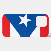 Staat onder de vlag van Puerto Rico Hoesje-Mate iP Case-Mate iPhone Case (Achterkant (horizontaal))