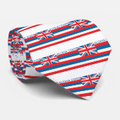 Staat onder Hawaii Stropdas (Opgerold)