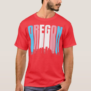 Staat Oregon Trans Pride Flag Transgender T-shirt