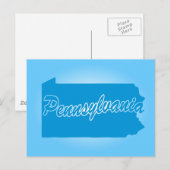 Staat Pennsylvania Briefkaart (Voorkant / Achterkant)