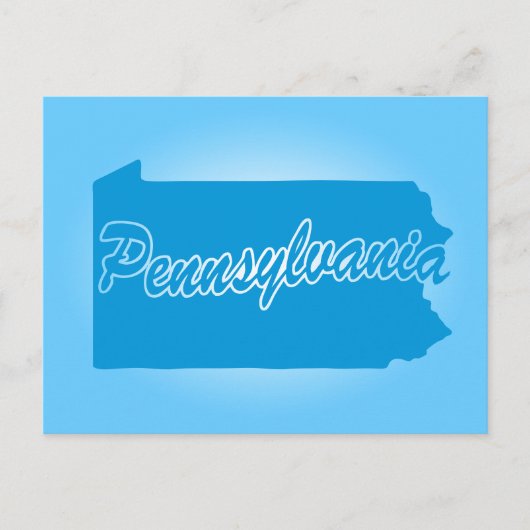 Staat Pennsylvania Briefkaart (Voorkant)