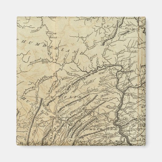 Staat Pennsylvania Magneet (Voorkant)