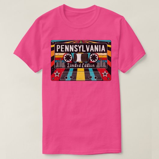 staat Pennsylvania T-shirt (Design voorkant)