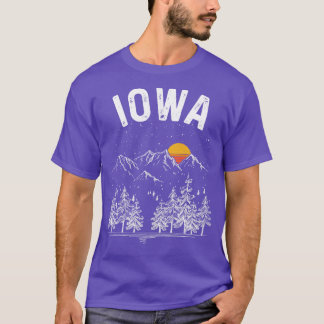 staat Retro Iowa T-shirt