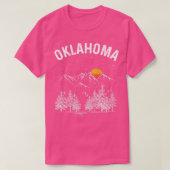  staat Retro Oklahoma T-shirt (Design voorkant)