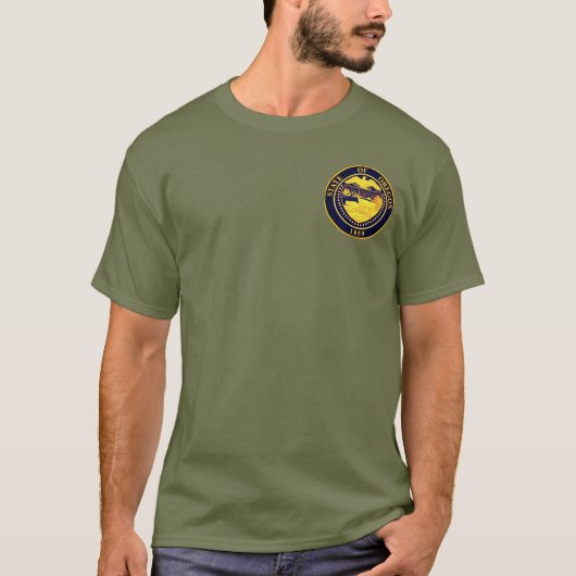 Staat Seal of Oregon T-shirt (Voorkant)