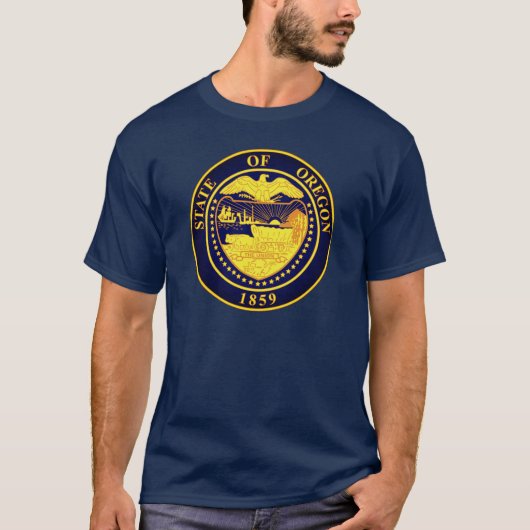 Staat Seal of Oregon T-shirt (Voorkant)