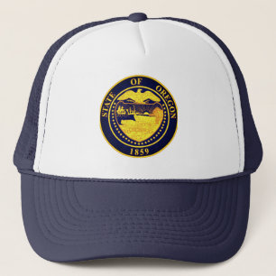 Staat Seal of Oregon Trucker Pet