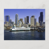 Staat Seattle Ferry Washington Briefkaart (Voorkant)