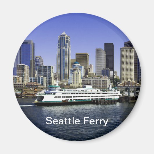 Staat Seattle Ferry Washington Magneet (Voorkant)