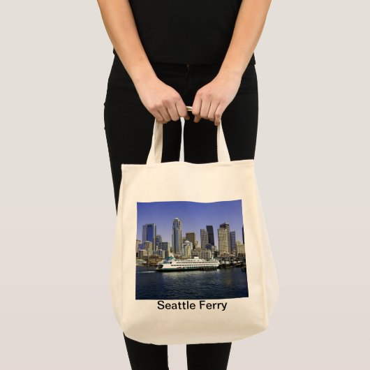 Staat Seattle Ferry Washington Tote Bag (Voorkant (product))