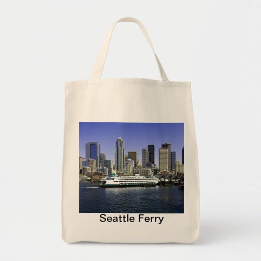 Staat Seattle Ferry Washington Tote Bag (Voorkant)