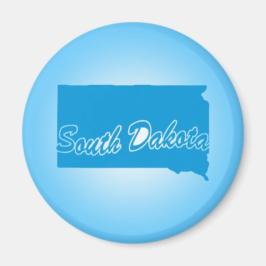 Staat South Dakota Magnet (Voorkant)