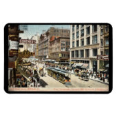 Staat St. Chicago IL  Briefkaart 1905 Magneet (Horizontaal)