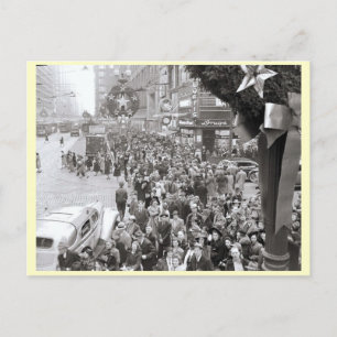 Staat St., Kerstmis, de Vintage van Chicago, Feestdagenkaart