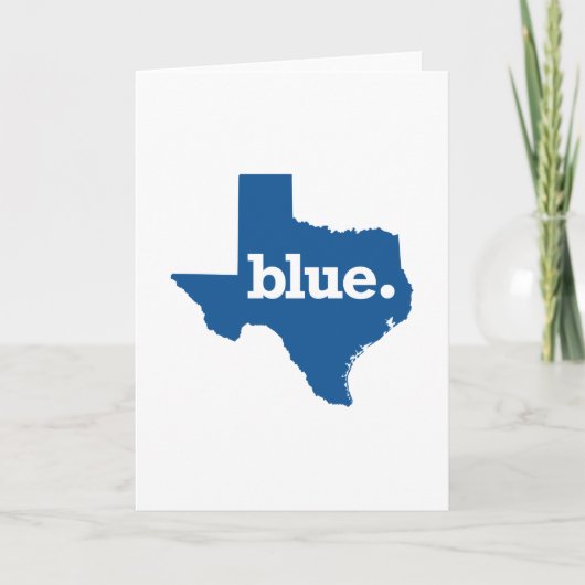 STAAT TEXAS BLUE KAART (Voorkant)