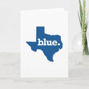 STAAT TEXAS BLUE KAART