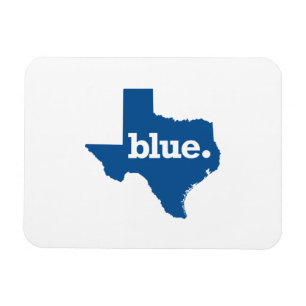STAAT TEXAS BLUE MAGNEET