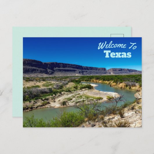 staat Texas Briefkaart (Voorkant / Achterkant)