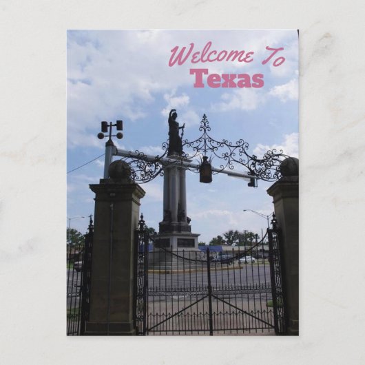 staat Texas Briefkaart (Voorkant)