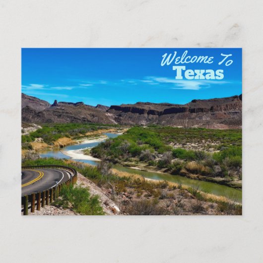 staat Texas Briefkaart (Voorkant)