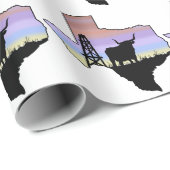 staat Texas Cadeaupapier (Rol Hoek)