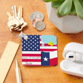 staat Texas Sleutelhanger