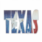 Staat Texas Sticker (Voorkant)