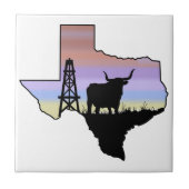 staat Texas Tegeltje (Voorkant)
