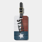 staat Texas | Toestand van de Lone Star Bagagelabel (Voorkant verticaal)