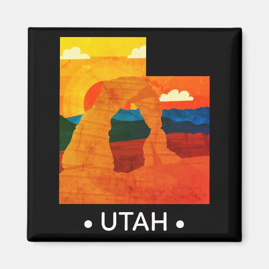  staat Utah Magnet (Voorkant)