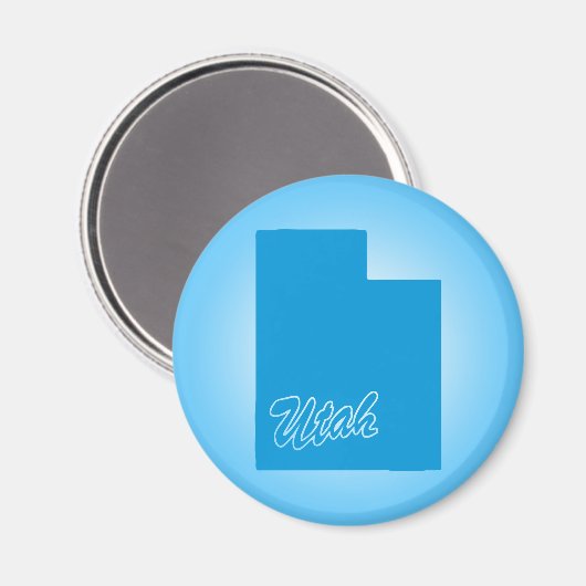 Staat Utah Magnet (Voorkant / Achterkant)