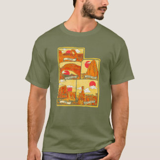 staat Utah vijf nationale parken arches Zion Capi T-shirt