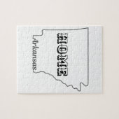 Staat van ARKANSAS Legpuzzel (Horizontaal)