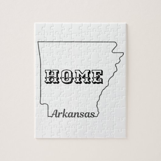 Staat van ARKANSAS Legpuzzel (Verticaal)