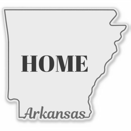 Staat van ARKANSAS Sticker (Voorkant)