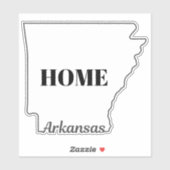 Staat van ARKANSAS Sticker (Vel)