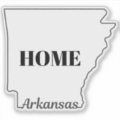 Staat van ARKANSAS Sticker (Voorkant)