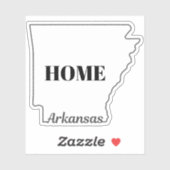 Staat van ARKANSAS Sticker (Vel)