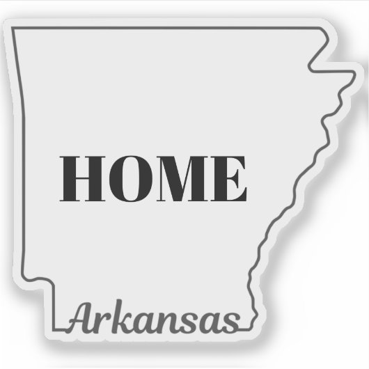 Staat van ARKANSAS Sticker (Voorkant)