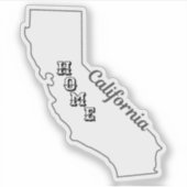 Staat van Californië Sticker (Voorkant)