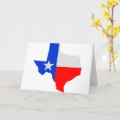 Staat van de Eenzame Ster van Texas Kaart (Gele Bloem)