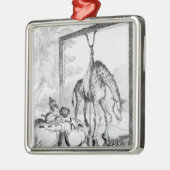 Staat van de Giraffe, 1829 Metalen Ornament (Links)