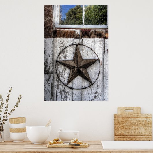 STAAT VAN DE KARKTE VAN TEXAS POSTER (Keuken)