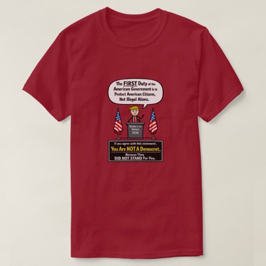 Staat van de Unie 2026 T-shirt (Design voorkant)