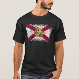 Staat van Florida vlag FL De Sunshine State gebrui T-shirt