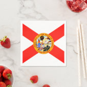 Staat van Florida Vlag Papieren servetten (Insitu)