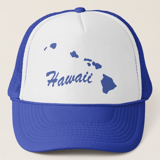 Staat Van Hawaii Vorm Trucker Hoed Pet (Voorkant)
