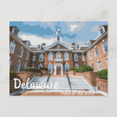 Staat van het Briefkaart Delaware (Voorkant)